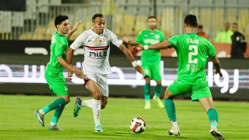 مباراة الزمالك والمصري