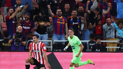 كأس السوبر الإسباني.. برشلونة يتقدم على أتلتيك بلباو في الشوط الأول