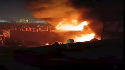 التفاصيل الكاملة لحريق 4 مصانع في منطقة زرايب منشأة ناصر بالقاهرة