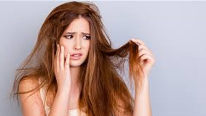 العناية بالشعر الجاف