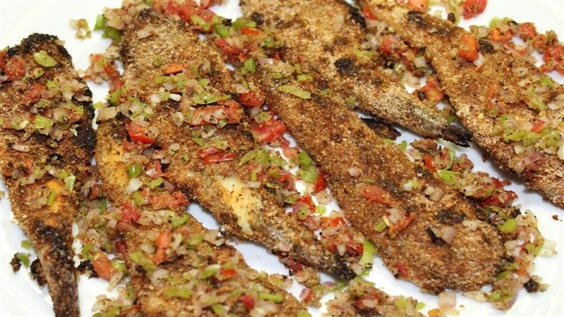 طريقة عمل سمك المكرونة