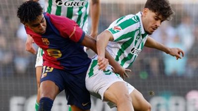 شاهد مباراة برشلونة وريال بيتيس في كأس ملك إسبانيا