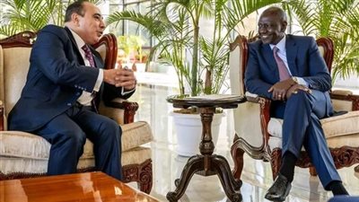 سفير مصر في كينيا يسلم رسالة من السيسي لتعزيز التعاون بين البلدين