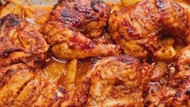 صنية البطاطس بالفراخ
