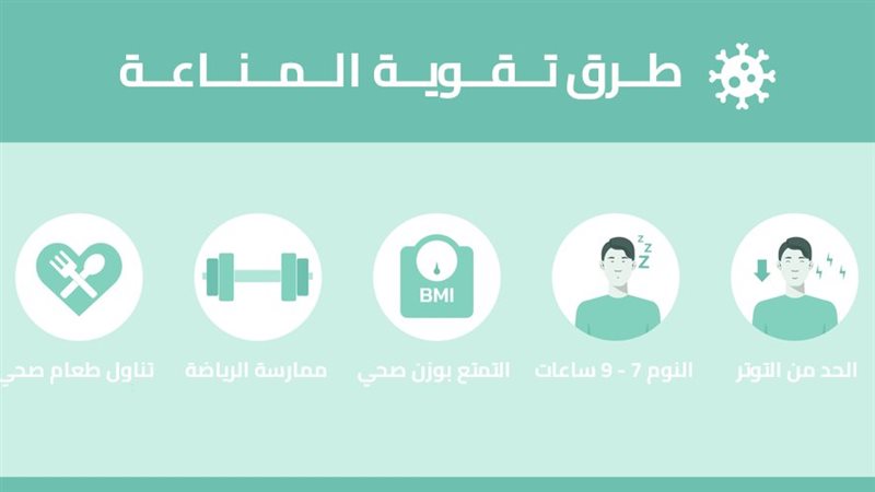 طرق تقوية المناعة