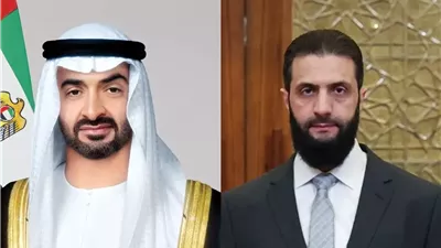 تفاصيل اتصال محمد بن زايد مع قائد الإدارة السورية الجديدة