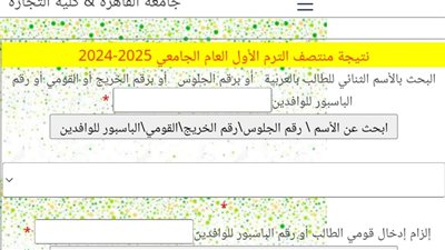 نتيجة كلية تجارة جامعة القاهرة 2025.. إليك خطوات الاستعلام