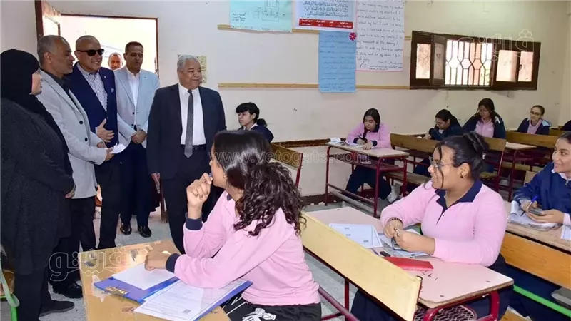 توزيع درجات الصف