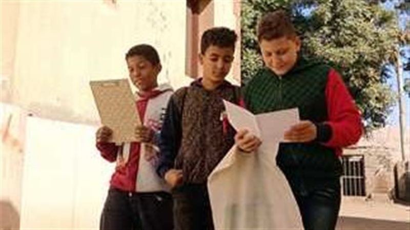 توزيع درجات الجبر