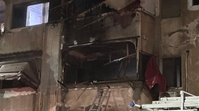 الحماية المدينة تسيطر على حريق 3 وحدات سكنية في بورسعيد_ صور