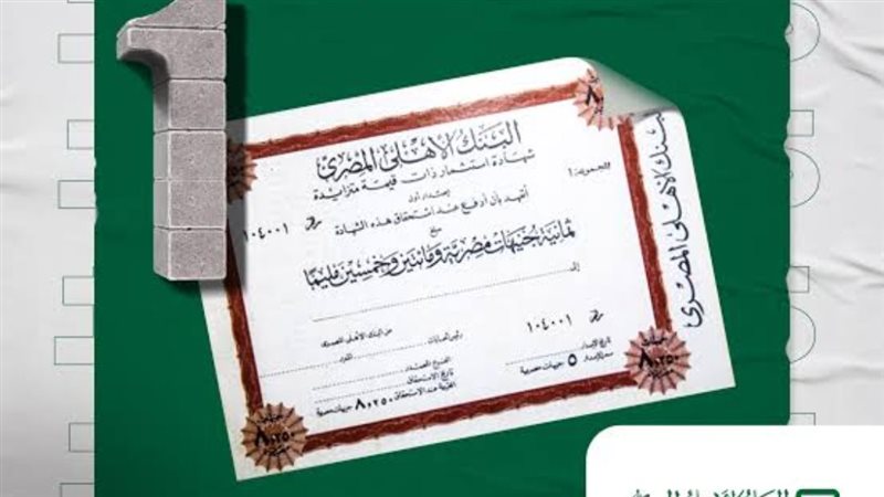 شهادات الاستثمار