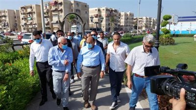 وزير التنمية المحلية ومحافظ بورسعيد يفتتحان الميناء البري الجديد و الحديقة الدولية بالضواحى