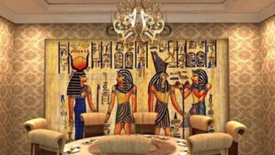 الديكور الفرعوني.. ما لا تعرفه عن تريند السوشيال ميديا