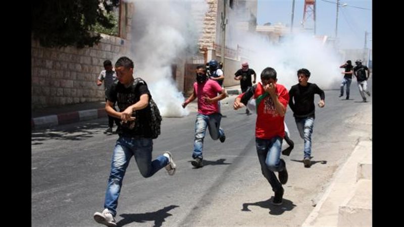 اصابة فلسطينيين
