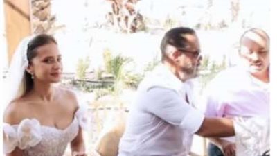 عقد قران نيللى كريم على هشام عاشور بشهادة جمال العدل