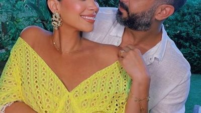 بالصور.. بسنت شوقى بإطلالة رومانسية برفقة زوجها محمد فراج