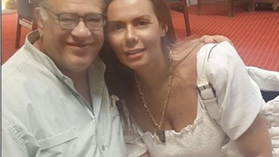 إيمى سالم برفقة الفنان صلاح عبدالله: حمد لله على السلامة يا عم صلاح