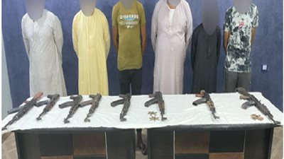 بالصور.. حملة أمنية بأسيوط لضبط حائزى الأسلحة النارية غير المرخصة