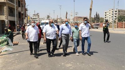 شاهد.. التنسيقات النهائية لافتتاح محور محمد أنور السادات بالجيزة