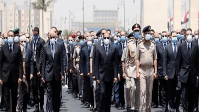 عاجل.. السيسي يتقدم الجنازة العسكرية للفريق محمد العصار