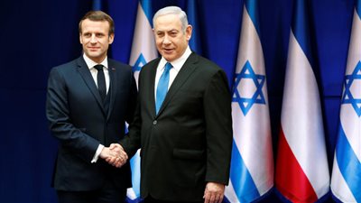 تطورات الأوضاع في غـ ـزة ولبنان تسيطر علي مباحثات ماكرون ونتنياهو