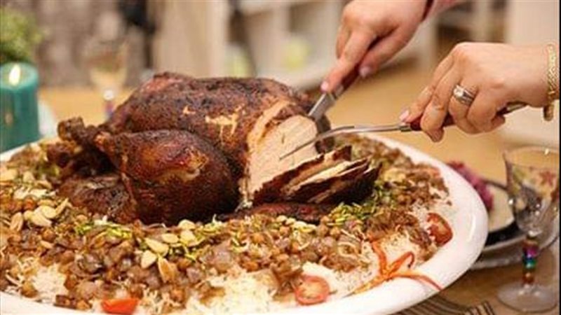 طريقة عمل الديك الرومي