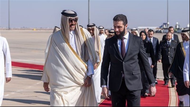 الشرع يستقبل أمير