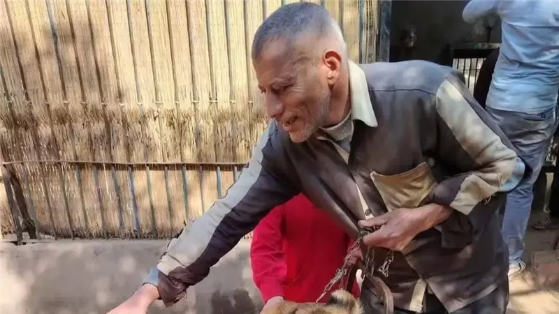 عم سعيد ضحية حديقة