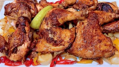 طريقة عمل الفراخ المشوية بوصفة سهلة وسريعة في المنزل 