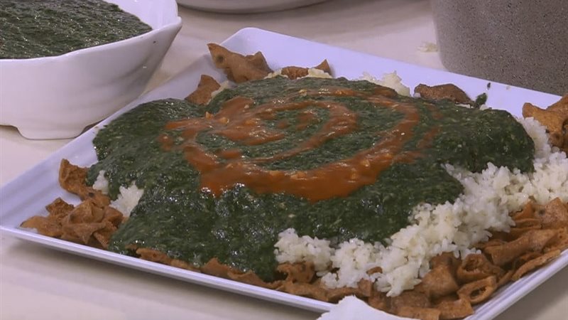 طريقة عمل فتة الملوخية