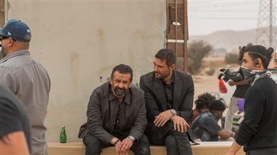 كواليس تصوير فيلم The Seven Dogs تجمع أحمد عز وكريم عبد العزيز 
