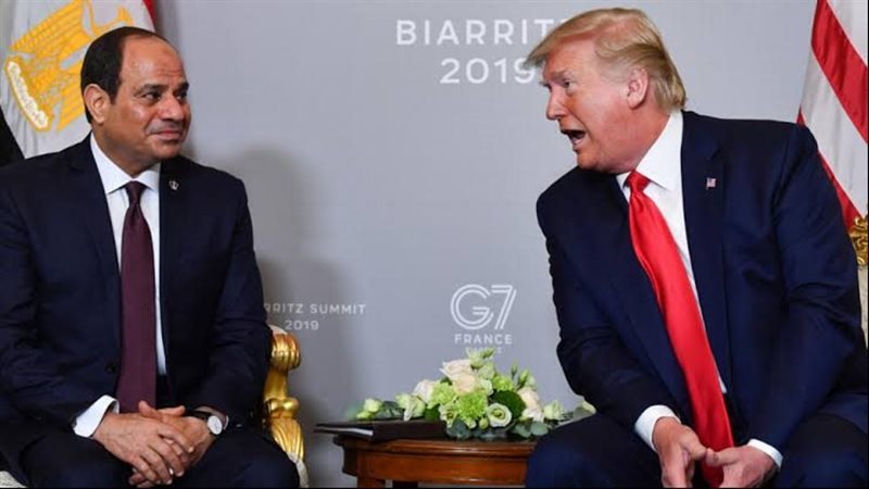 الرئيس السيسي وترامب