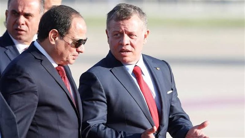 عاهل الأردن والسيسي