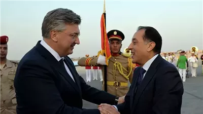 مصر وكرواتيا يؤكدان ضرورة الحل العادل للقضية الفلسطينية