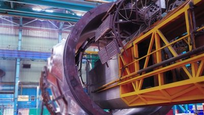 محطة الضبعة النووية.. روساتوم تعلن لحام النصف العلوي لوعاء المفاعل الأول