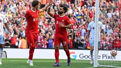 بث مباشر مباراة ليفربول ضد أستون فيلا (1-1) في الدوري الإنجليزي