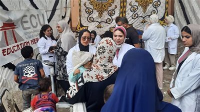 الجامعة المصرية الصينية تشارك في قافلة 