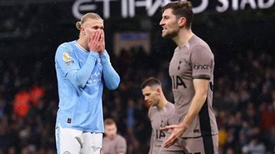 التشكيل المتوقع لمباراة مانشستر سيتي وتوتنهام بالدوري الانجليزي 