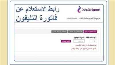خطوات الاستعلام فاتورة التليفون الأرضي we.. وطرق السداد 