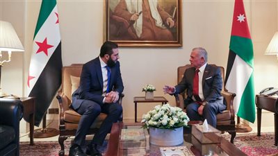 أبرزها التعاون الثنائي.. ملفات هامة تسيطر علي مباحثات العاهل الأردني وأحمد الشرع