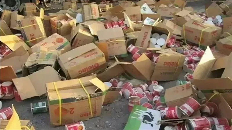 ضبط مصنع مواد غذائية