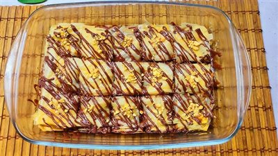 حلويات رمضان 2025.. طريقة عمل الجلاش بالنوتيلا والمكسرات بخطوات بسيطة