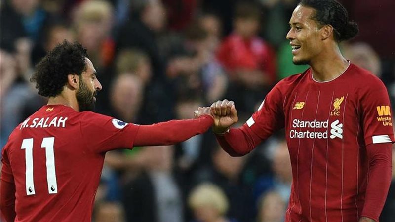 فان دايك ومحمد صلاح