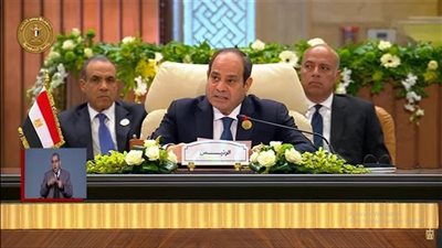 لبحث تطورات القضية الفلسطينية.. أبرز تصريحات الرئيس السيسي بالقمة العربية الطارئة
