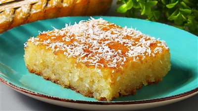 طريقة تحضير البسبوسة على طريقة الشيف حسن.. بطعم لا يُقاوم وبأقل تكلفة