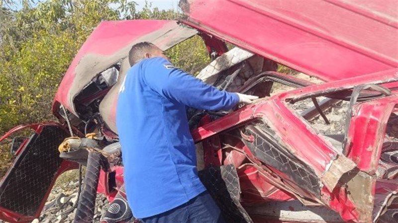 حادث تصادم قطار بميكروباص