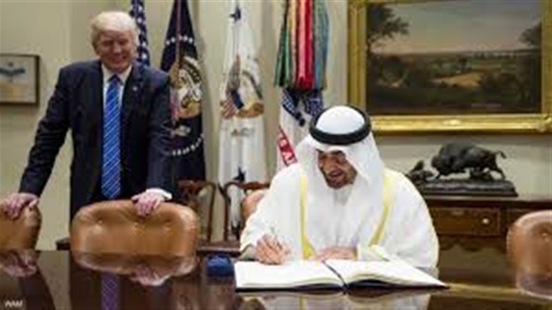 محمد بن زايد وترامب