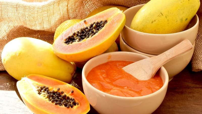 ماسك البابايا للبشرة