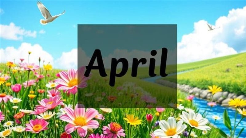 إجازات شهر أبريل
