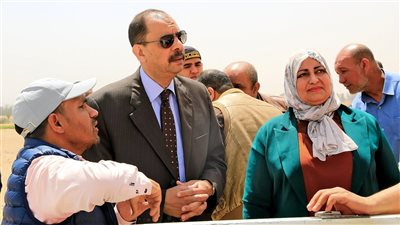 محافظ سوهاج في زيارة للمناطق الأثرية بأتريبس والهجارسة